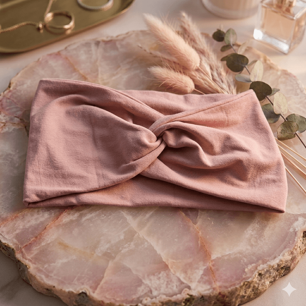 Headband Turban Rose