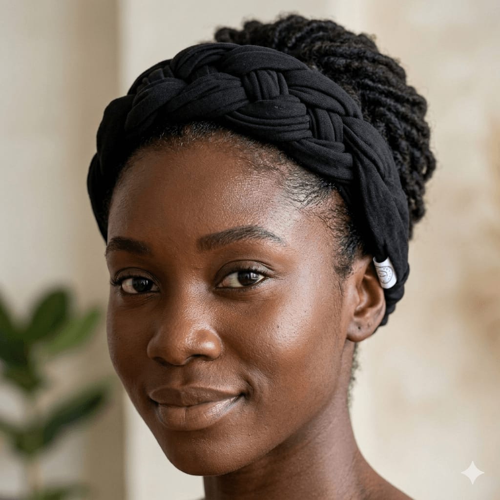 Braid Headband Black