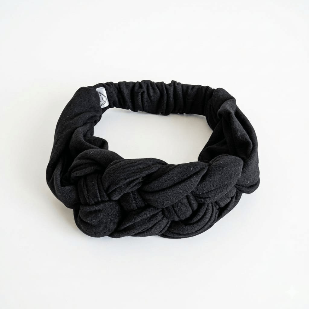Braid Headband Black